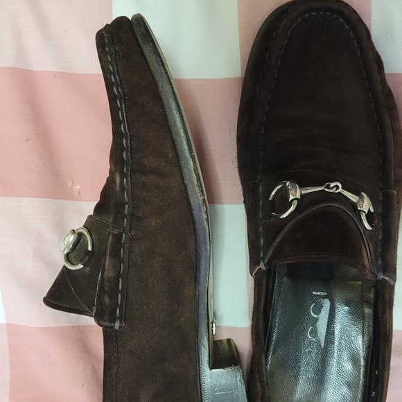 Gucci | Shoes | Auth Gucci Suede Loafers Sz 8 | Poshmark